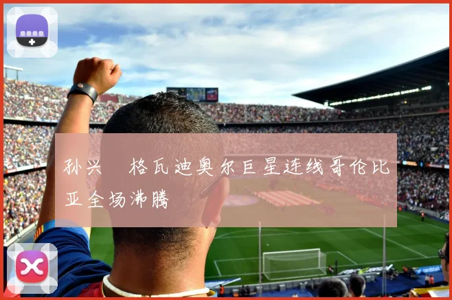 孙兴慜格瓦迪奥尔巨星连线哥伦比亚全场沸腾